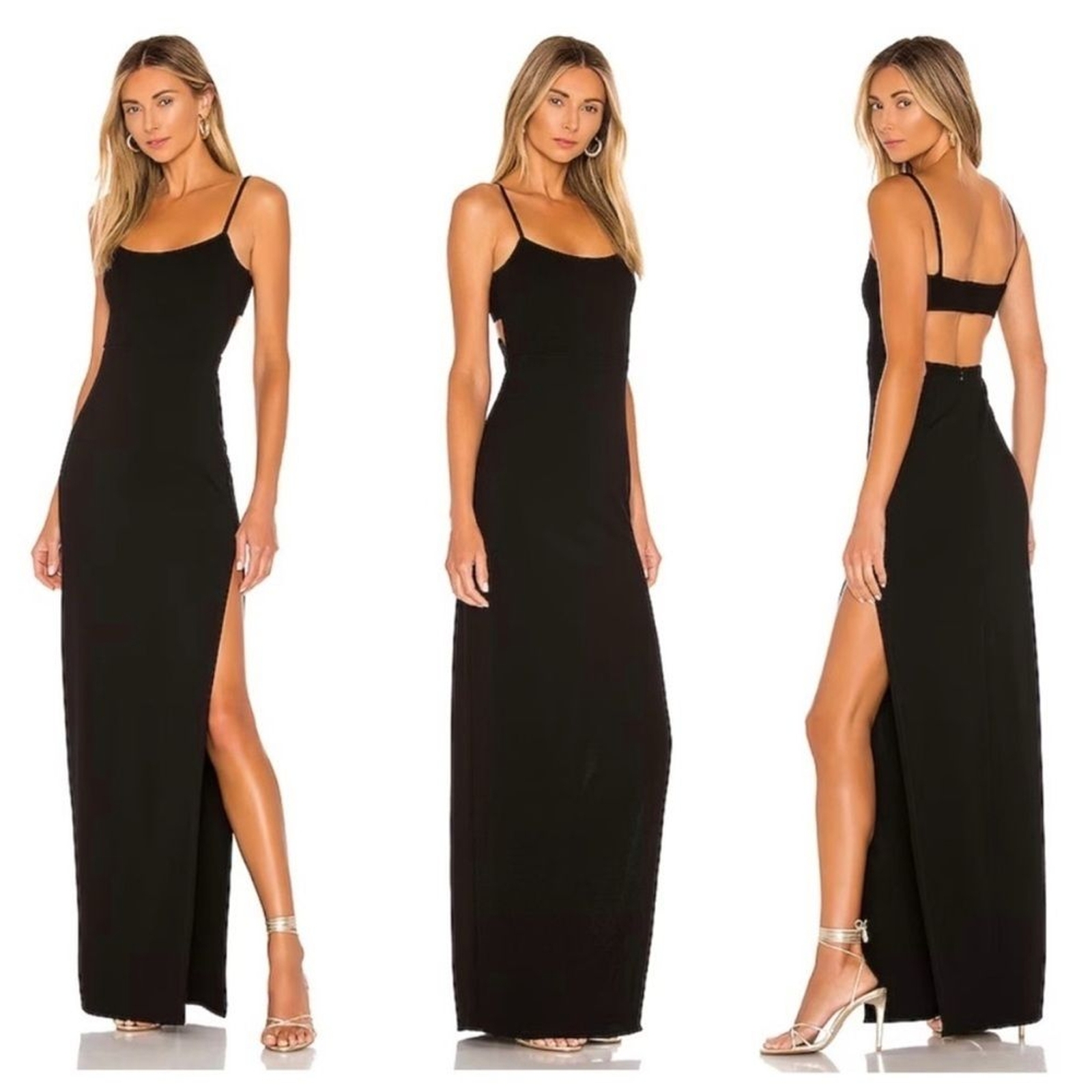 Lovers and Friends Karma Maxi Dress in Black Size M EUC