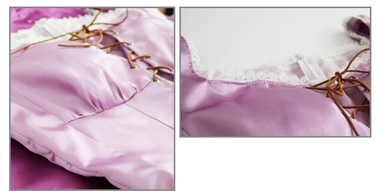 Tangled Rapunzel Princess Costume Fancy Dress Up For Halloween Fairytale Cosplay