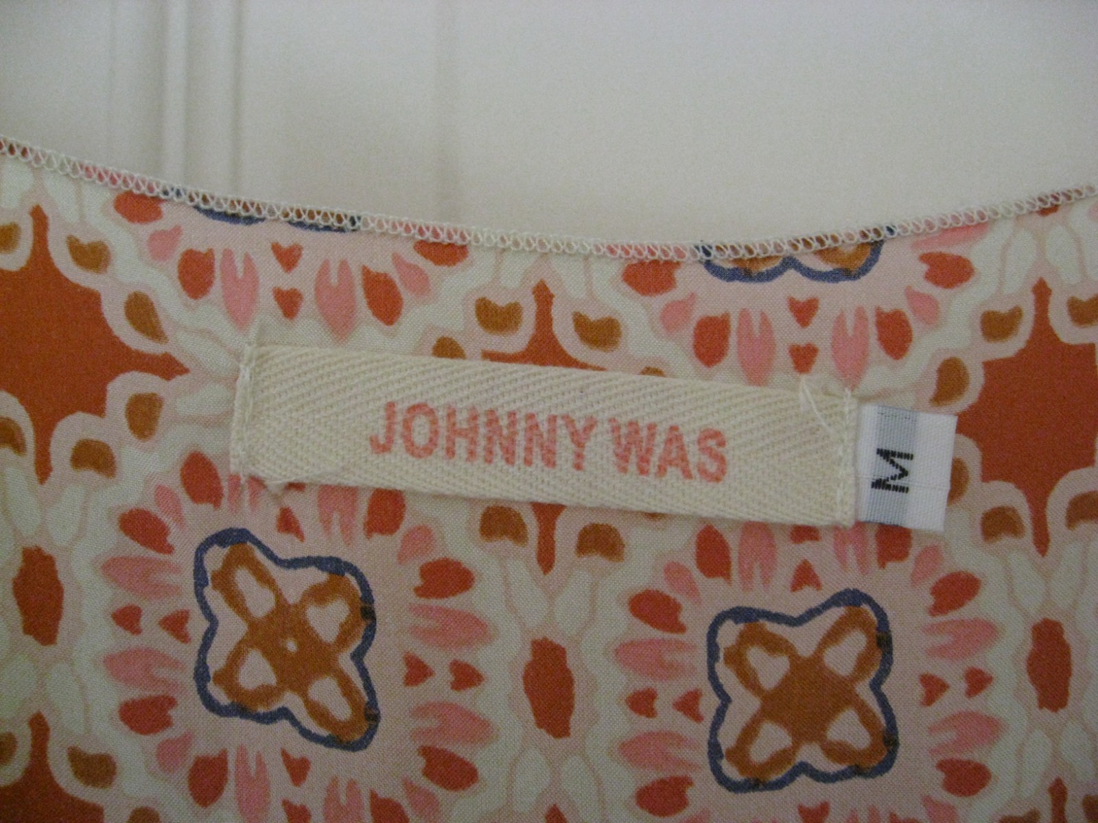Pre Owned Johnny Was Patchwork Boho Maxi Dress Size M G2U