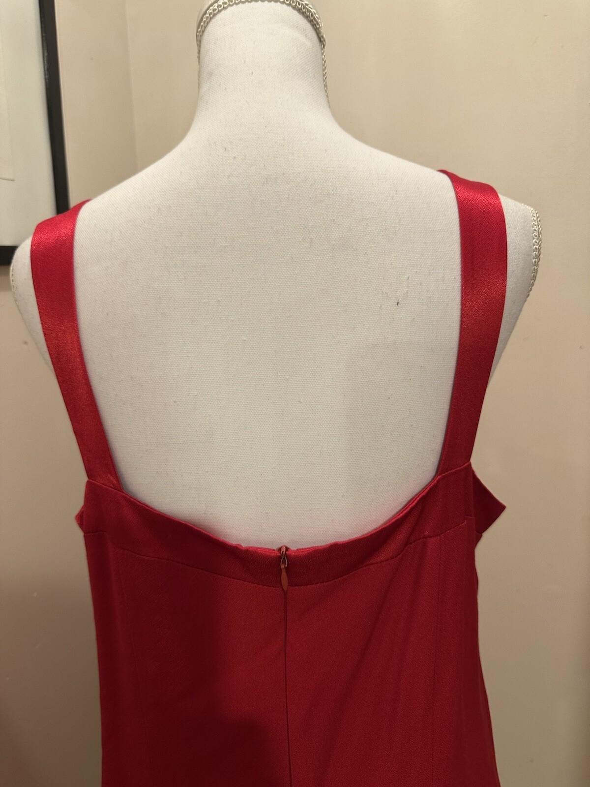 DANI MAX LOIS SNYDER RED 2 PC DRESS SET. SIZE 14. PREOWNED. EXCELLENT CONDITION.