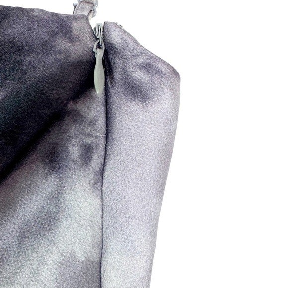 Revolve Superdown Krystal Slit Midi Dress in Grey Tie Dye Size S retail $88