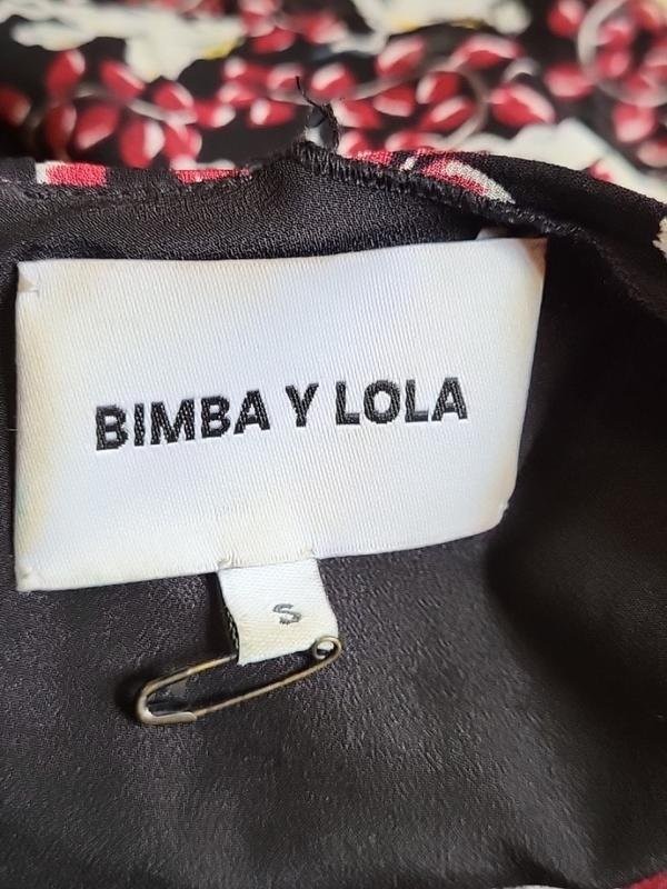 Women Bimba y lola dress black silk 36 / S / 44