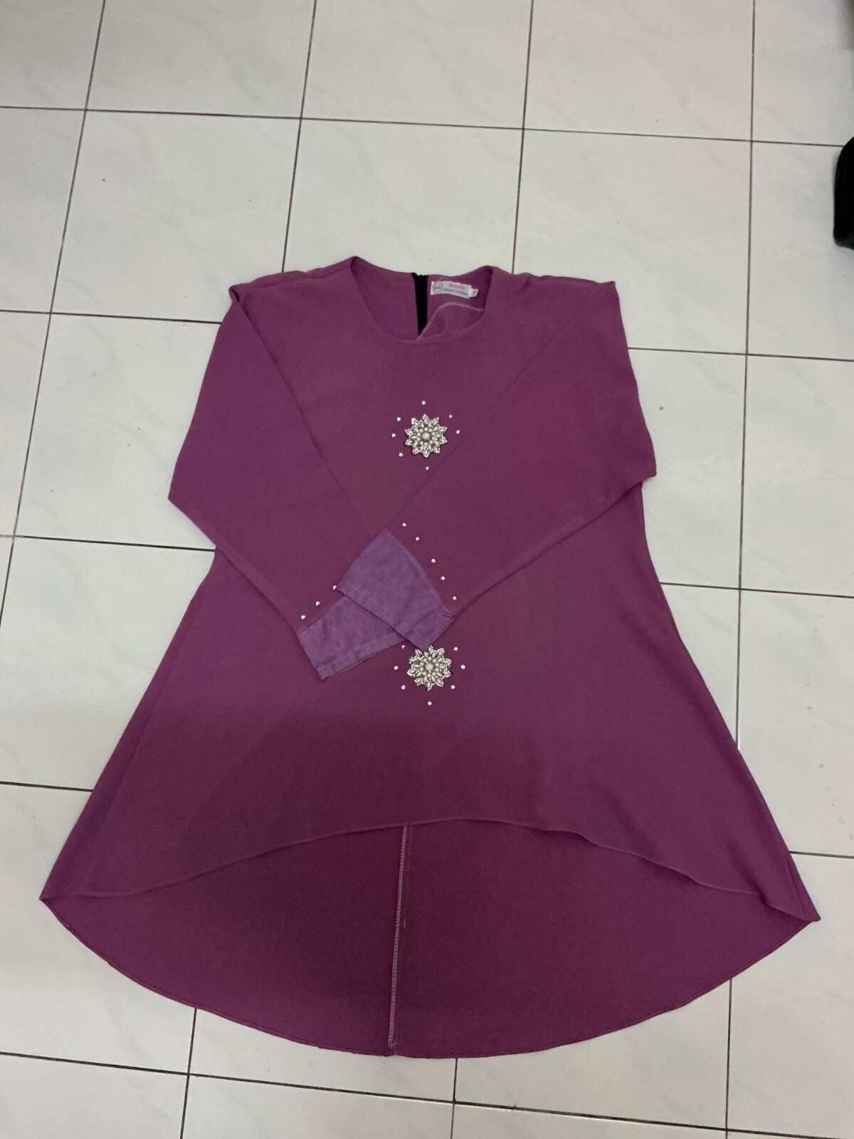 FREE SHIPPING Baju Kurung Women Muslimah Long sleeve Modest wear XL