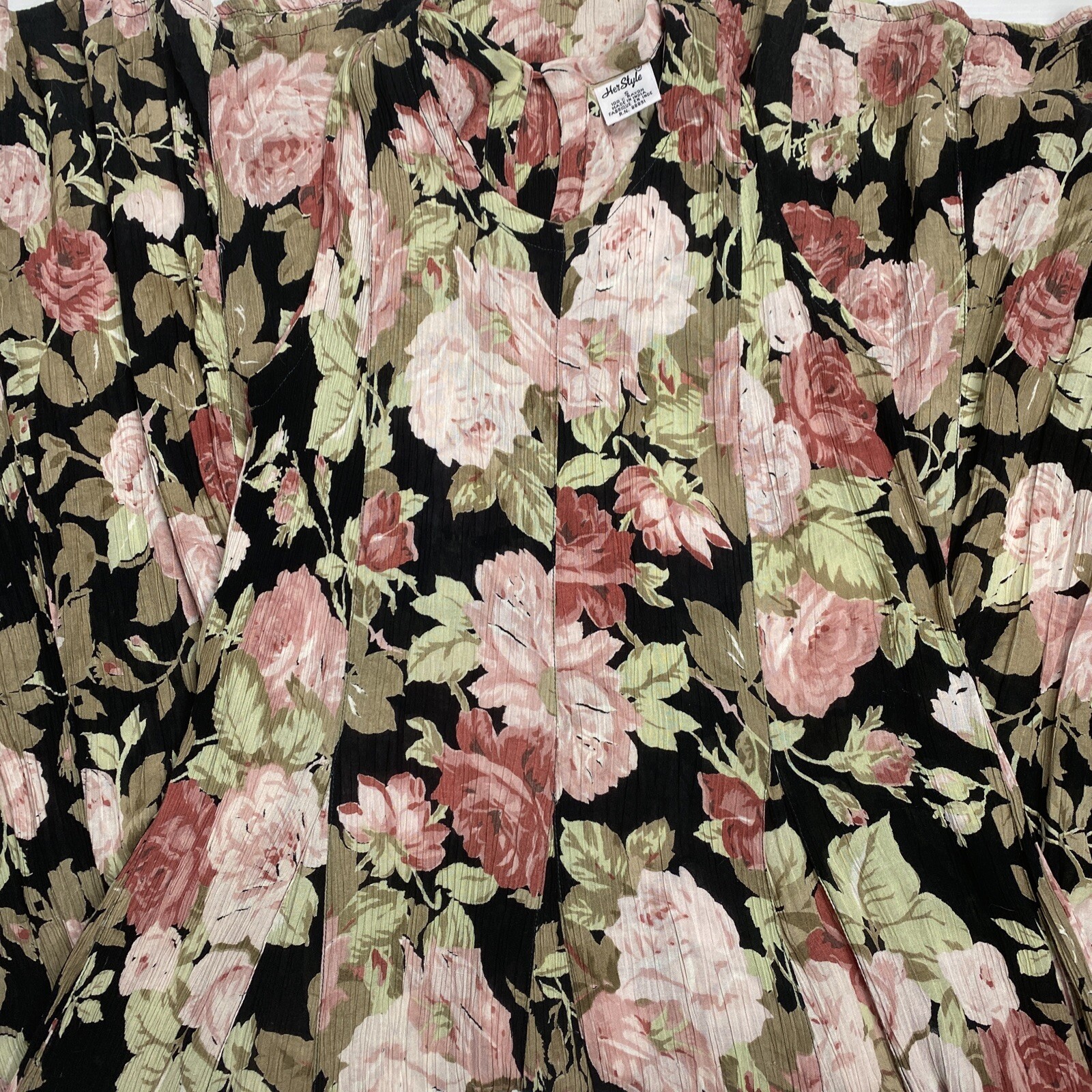 Her Style Floral Print Rayon Full Length Dress Size Small Free Postage AU Seller