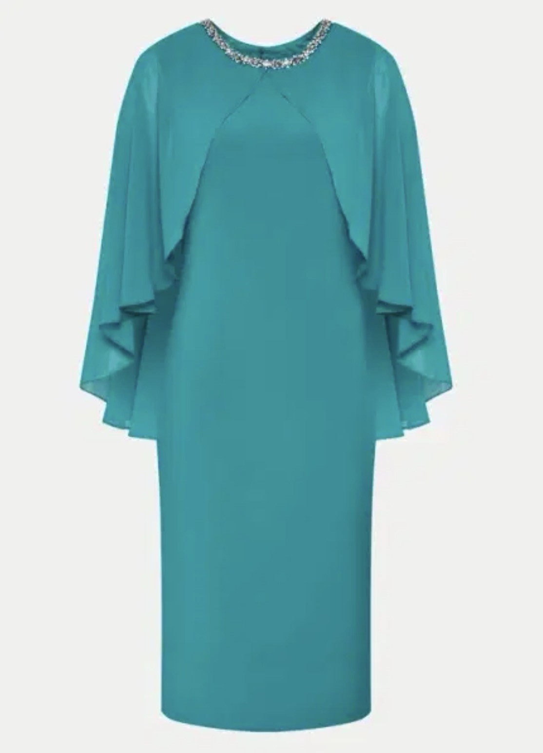 ⭐NEW Joseph Ribkoff- Women’s 14 OCEAN BLUE Sheath Dress (Style 242731)