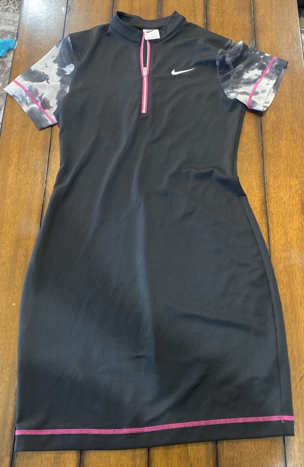 Nike Women’s Athletic Dress Size medium – Black with Camo and Pink Trim