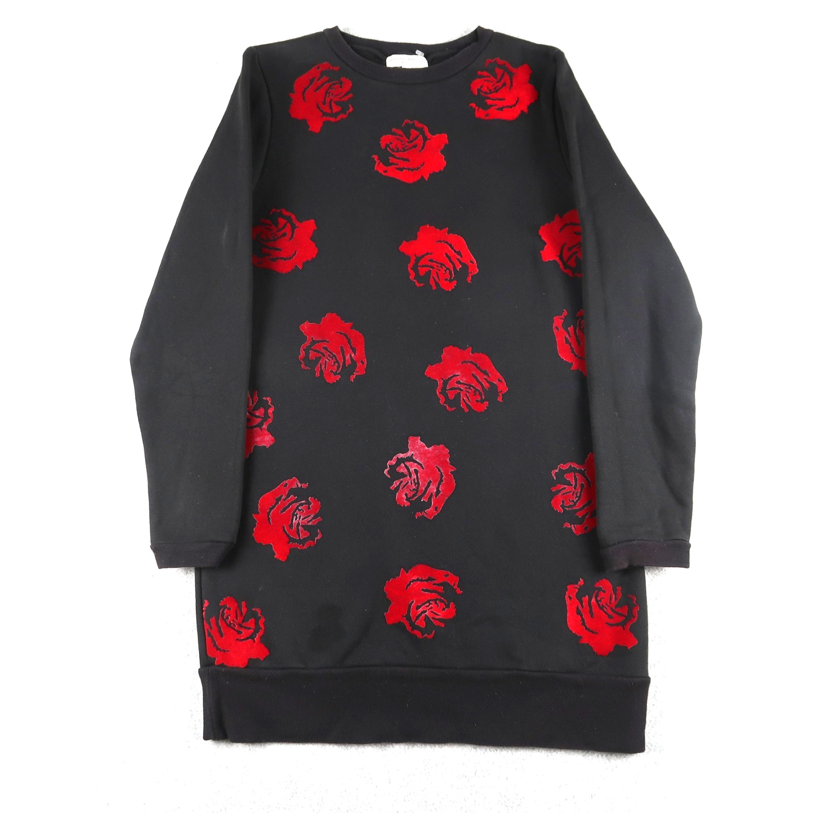 Opening Ceremony Lucky Rose Sweatshirt Women Dress Red Size Small S